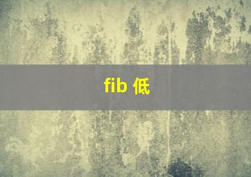 fib 低